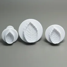 12 компл./лот) FDA высокое качество пластик 3 шт. лист формы Плунжерные Фрезы Набор помадки