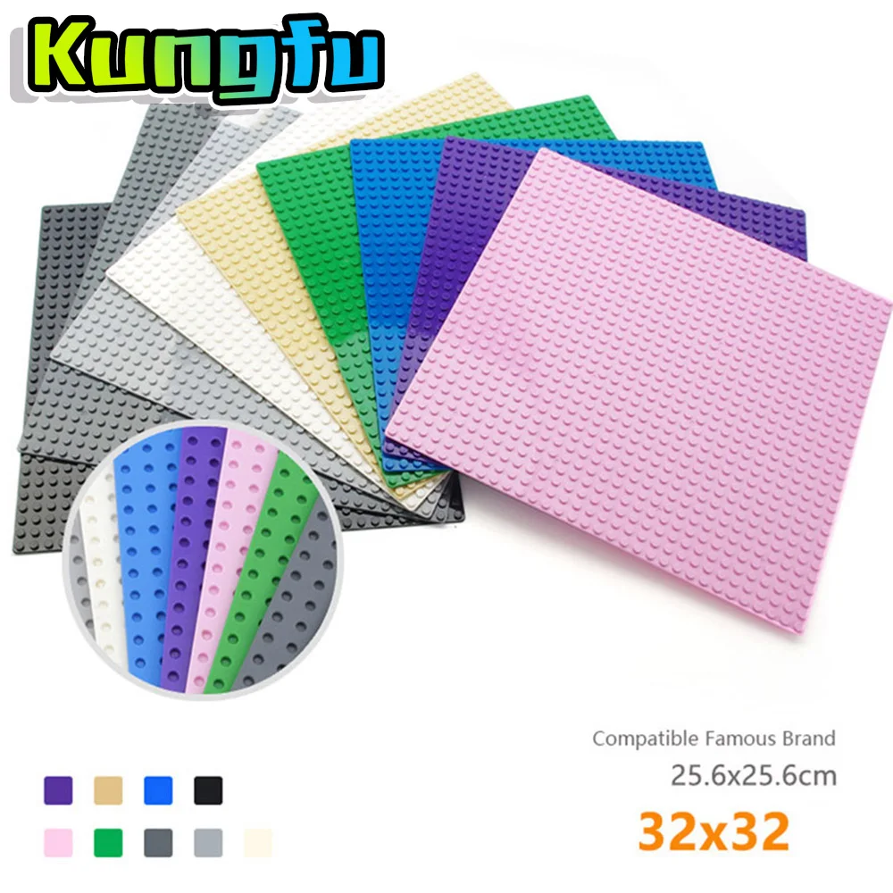 

Base Plate Building Blocks Compatible Legoed small particle Big Block Anime Action Figures Floors Brick Education Toys Kids DIY