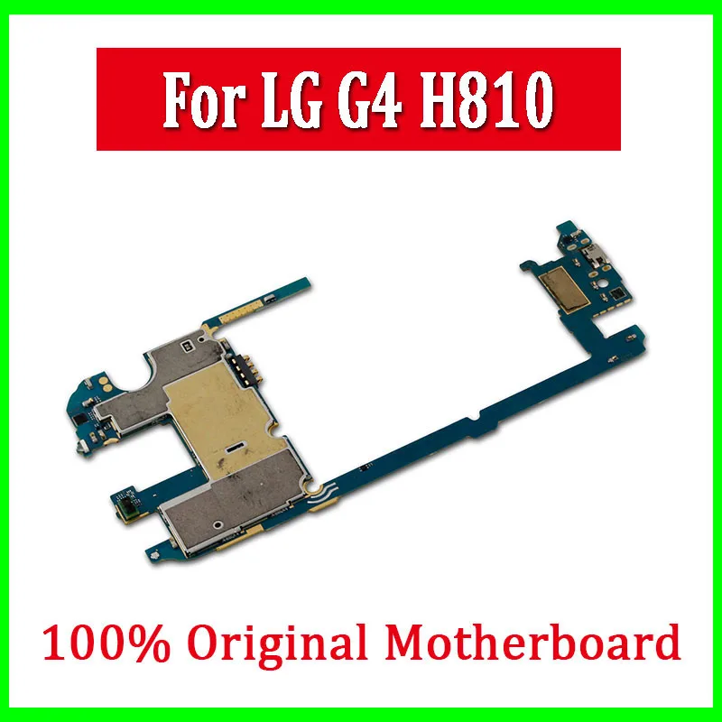 32 Гб оригинальная разблокированная материнская плата для LG G4 H810, полные логические платы для LG G4 H810 материнская плата с чипами
