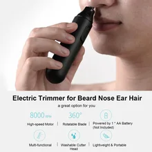 Триммер для бороды, носа, лица, инструмент для удаления волос, электрический триммер, перезаряжаемый прибор для удаления волос на лице, инструмент для бритья волос бровей