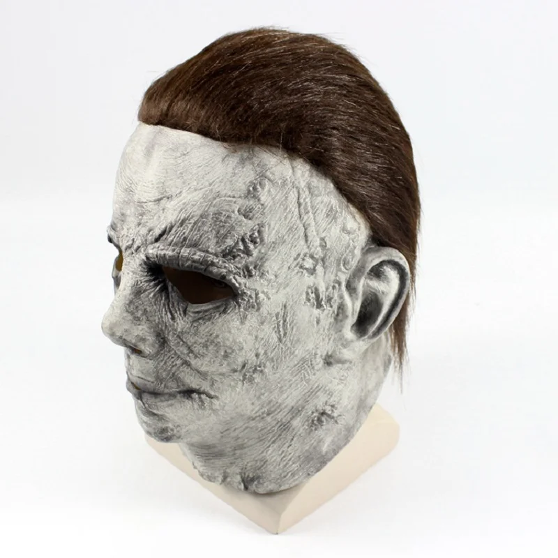 

Movie Horror Michael Myers Mask Halloween Cosplay Scary Latex Masks Horror Helmet Party Costumes For Adult