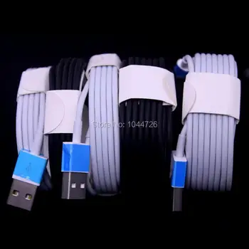 

100pcs/lot white black 1m 2m 3m usb cable Accessory Bundles for mobile smart phone mp3 pc