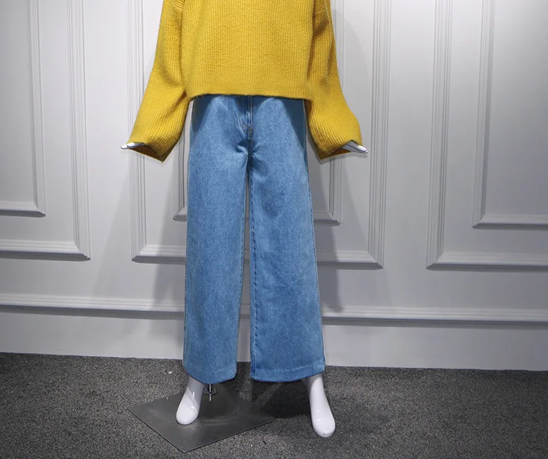 Star Liu Wen Airport Same Ginger Loose Round-collar Short Lazy Wind Sweater 2019 Pullovers Cashmere Sweater Women Star Liu Wen Airport Same Ginger Loose Round-collar Short Lazy Wind Sweater 2019 Pullovers Cashmere Sweater Women