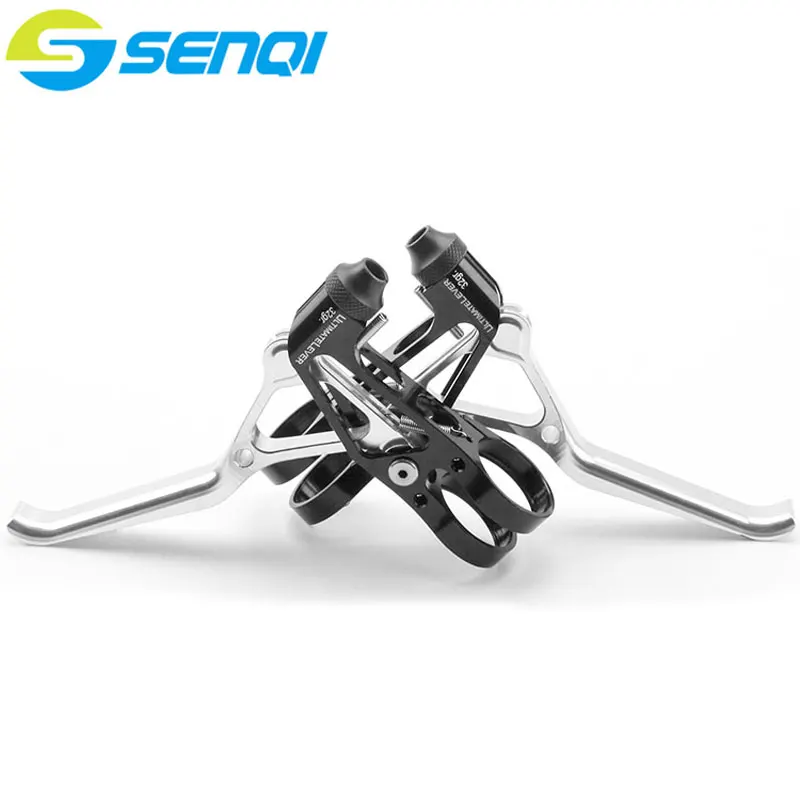 

Folding Bike Road Bicycle Brakes Lever CNC Aluminum Alloy Mountain Bike V Brake Handle with four colors