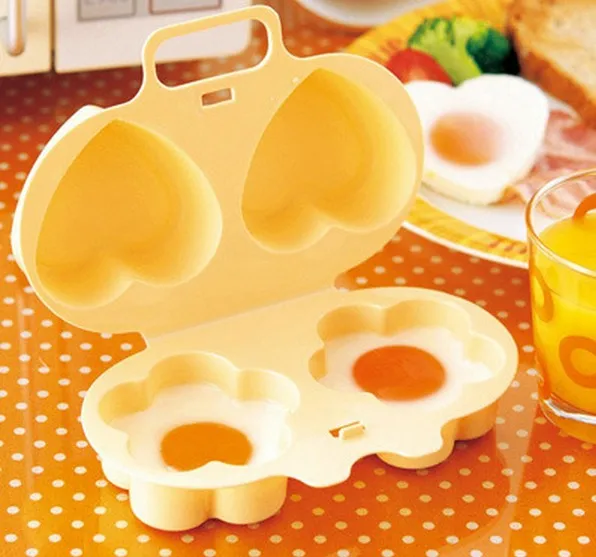 1PC Kitchen Egg Poacher Microwave Cooker Love Flower Shaper Mold Cooking Tools Gadget OK 0521 | Дом и сад