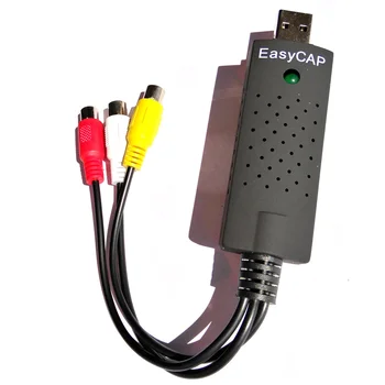 

USB2.0 UVC Video audio capture card, convert analog video to digital format via PC for windows, mac linux, Free shipping