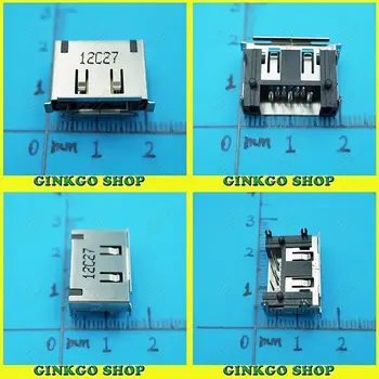 

10pcs/lot 2 in 1 New for Laptop motherboard eSATA USB Jack Combo interface eSATA USB Connector port Free Shipping