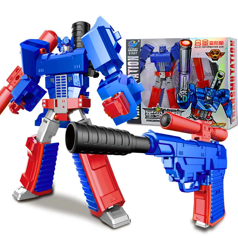 

Metal Part Deformation Robot Gun Transformation Action Figure Toy Children Gifts