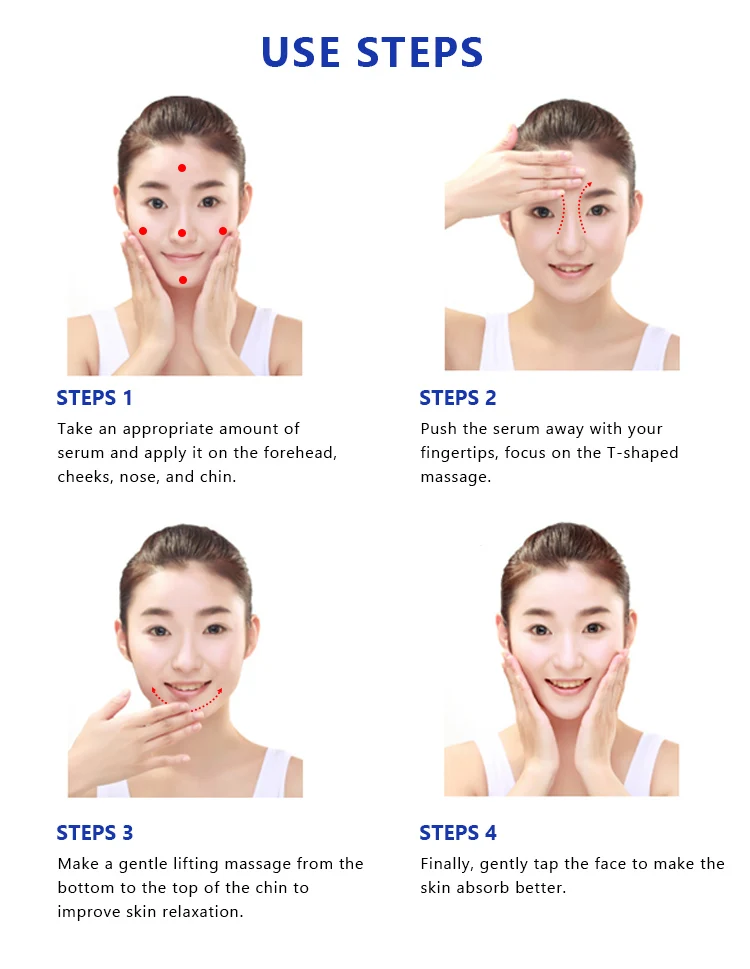 Pretty cowry 100% Сыворотка против старения Гиалуроновая Кислота Витамин С