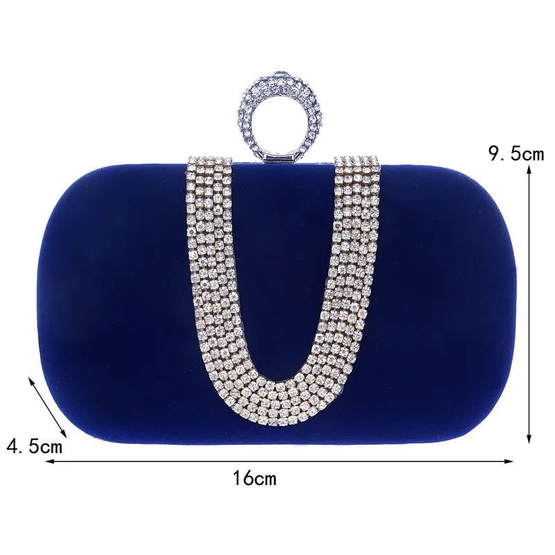 Luxy Moon Designer Evening Bags Size