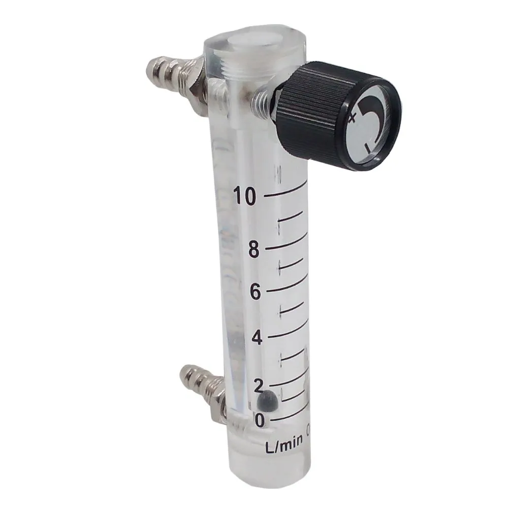 10 шт. 1-10LPM воздушный расходомер для газового воздуха Измеритель расхода кислорода индикатор счетчика высота 115 мм