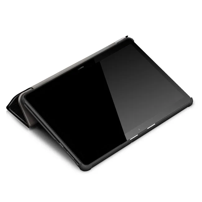 100 шт. искусственная кожа Стенд чехол для huawei MediaPad T5 10 AGS2-W09 AGS2-L09 AGS2-L03 10," Tablet+ Экран протектор