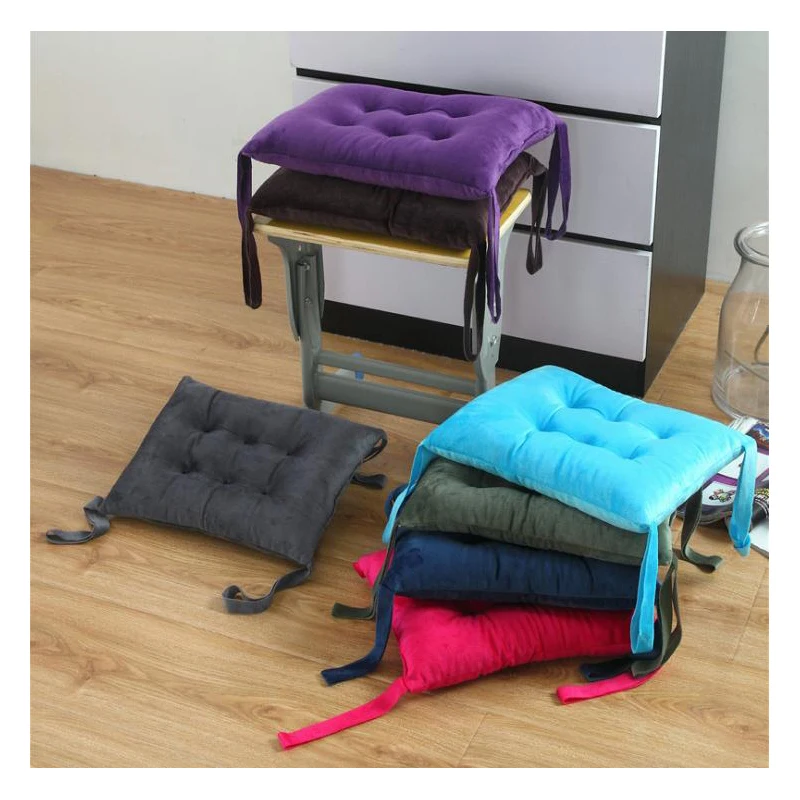 

Office Students Cushion Patchwork Rectangle Memory Washable Seat Cushion Modern Style Home Room School Chair Decor