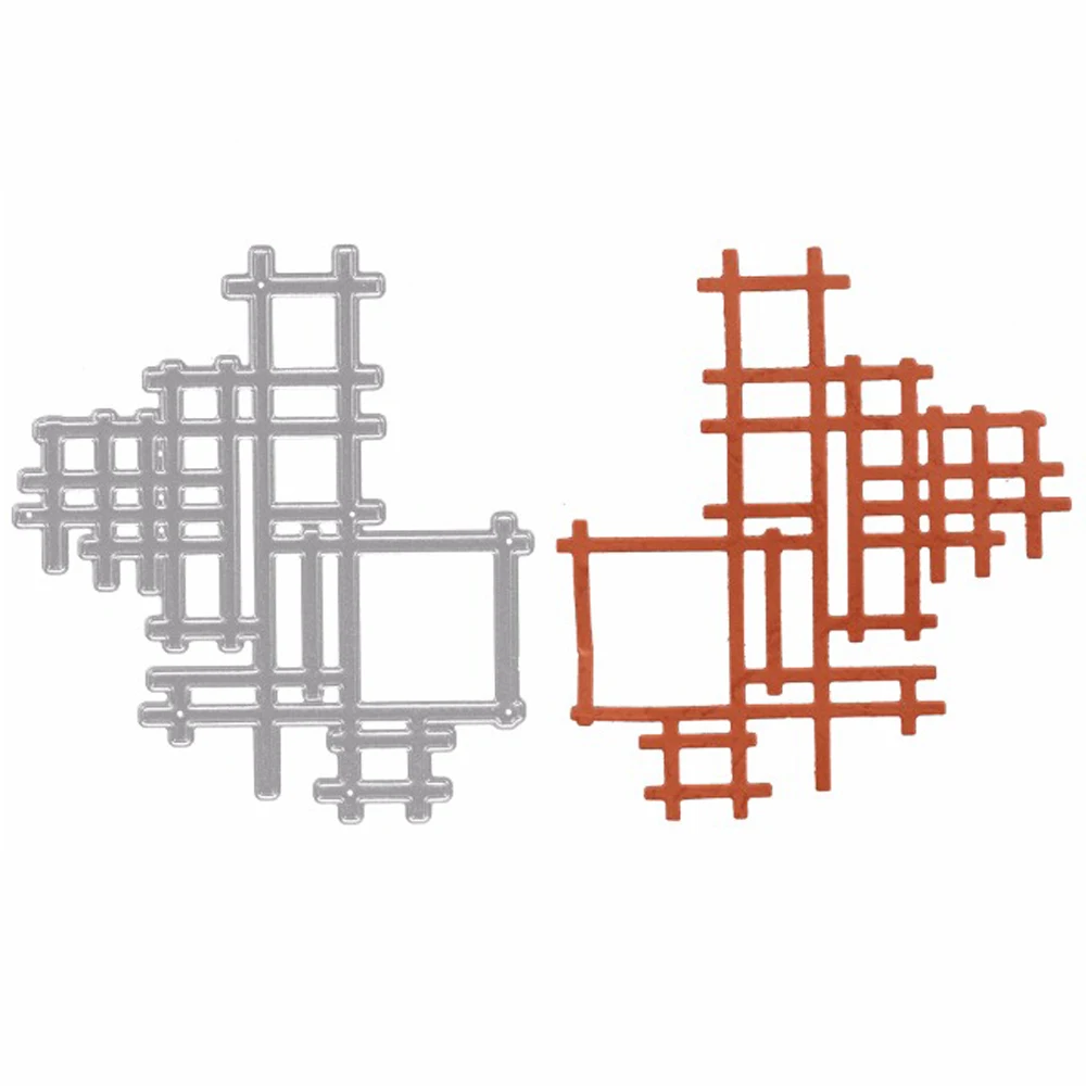 

Geometric Shape Metal Cutting Die Scrapbooking Embossing Stencil Card Die For DIY Invitation Album Book Decoration 85*71mm