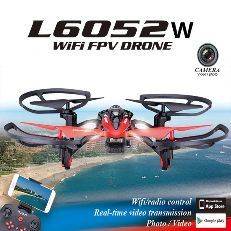 L6052W wifi fpv rc drone with HD Camera 2.4G 4CH 6 Axis Gyro RC Quadcopter with led light Realtime Drone Remote Control Toy gift L6052W wifi fpv rc drone with HD Camera 2.4G 4CH 6 Axis Gyro RC Quadcopter with led light Realtime Drone Remote Control Toy gift