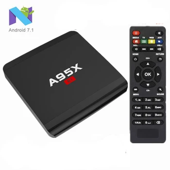 

A95X R1 Android 7.1 Smart TV Box Amlogic S905W Quad Core 2GB 16GB 2.4G WiFi 100M LAN Set Top Box H.265 2.0 Player R2