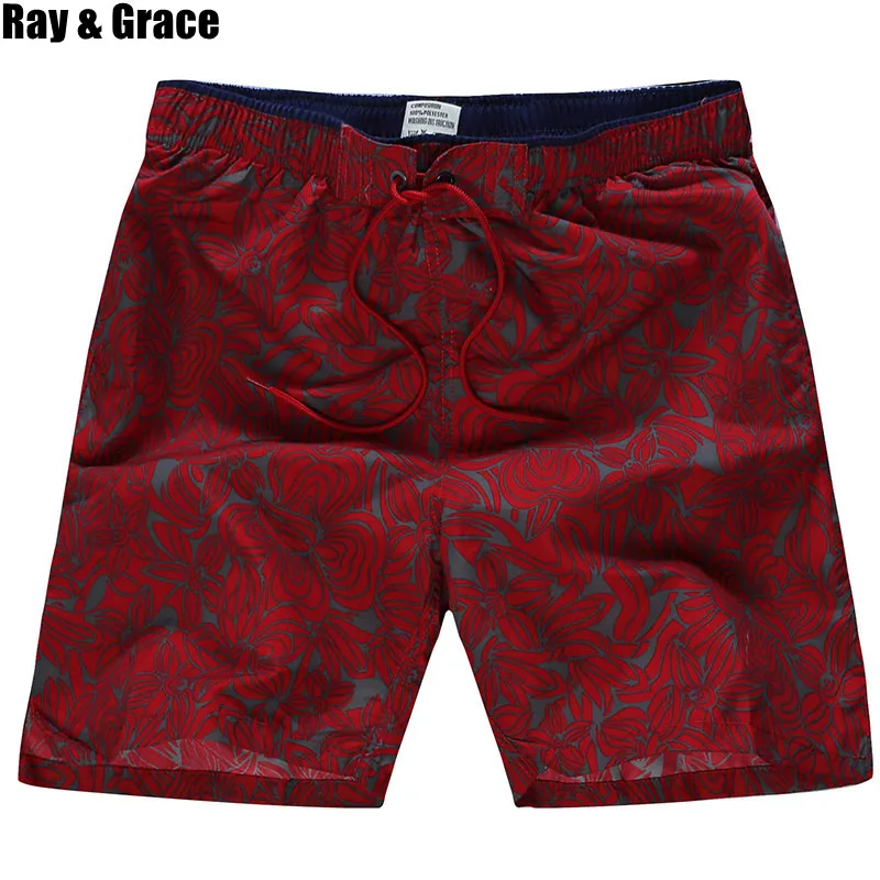 

RAY GRACE Men's Summer Swim Shorts Quick Dry Beach Board Shorts Swimming Short Pants Swimsuits Running Sports Surfing Shorts