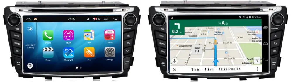 Perfect For Hyundai Grand Avega 2011~2018 Car Android GPS Navigation DVD Player Radio Stereo AMP BT USB SD AUX WIFI HD Screen Multimedia 1