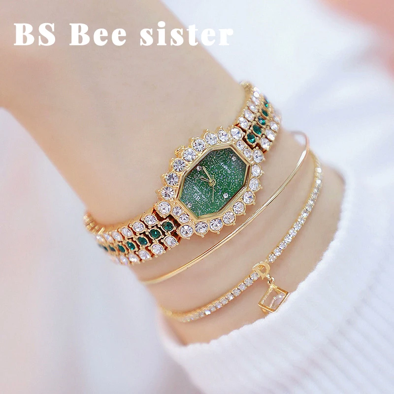

Women Watches luxury brand 2018 Elegant Diamond Woman Watch Rhinestone Lady Wrist Watches Small Clock Women Reloj Mujer 2019