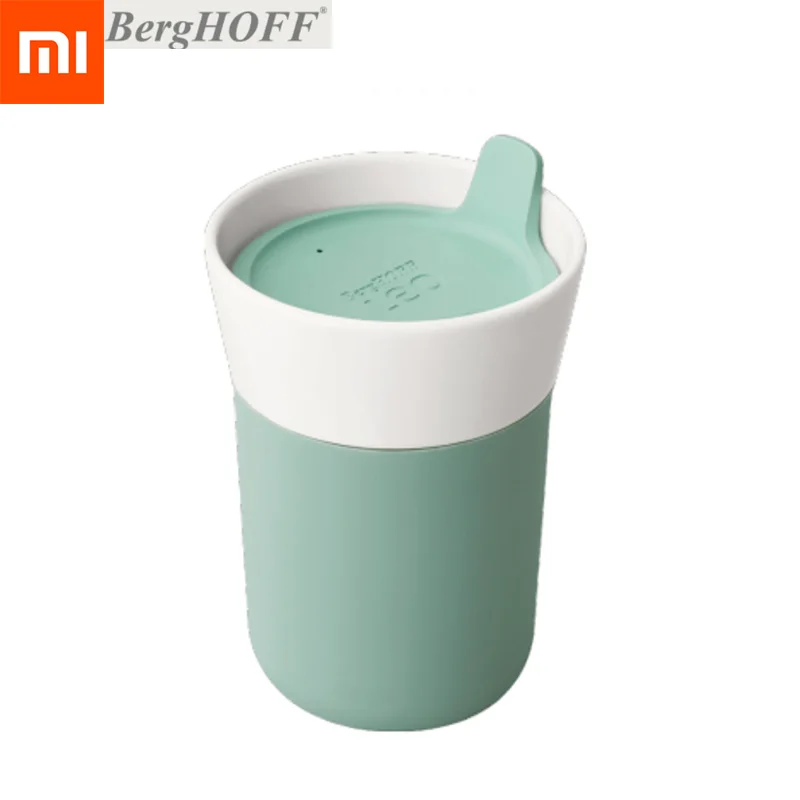 Xiaomi Mijia Berghoff Cooffe кружка портативная фарфоровая силиконовая чашка для питья 230 мл 330 мл чашка для путешествий с крышкой