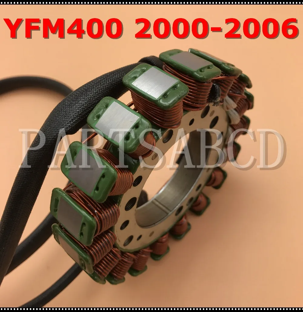Магнитный статор PARTSABCD для Yamaha ATV генератор KODIAK 400 YFM400 2000 2006|magneto stator|for atvatv stators |