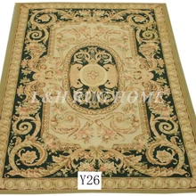 6'x9 'Французский Aubusson ткать ковры ручной работы aubusson
