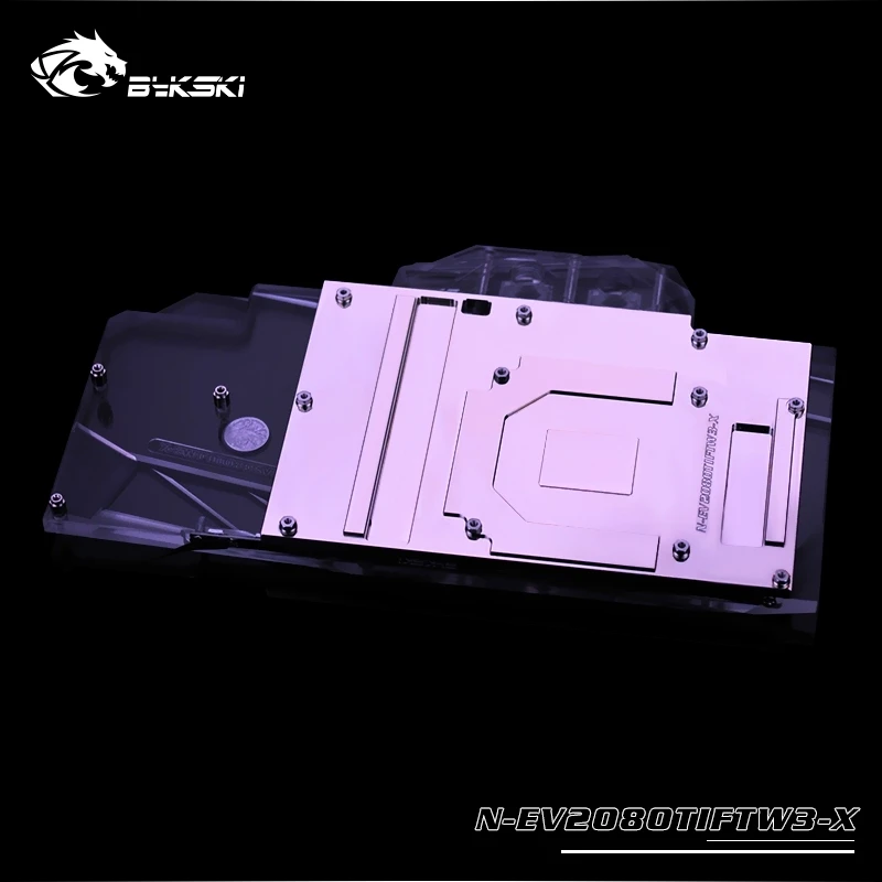 Bykski Water Block use for EVGA RTX2080TI FTW3 Ultra-Gaming SKU(11G-P4-2487-KR)/Full Cover Copper R