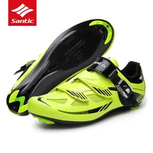 Santic Road Cycling Shoes 2018 Men Nylon Bike Shoes Self-Locking Pro Bicycle Lock Shoes Sneakers Zapatillas Ciclismo Athletics
