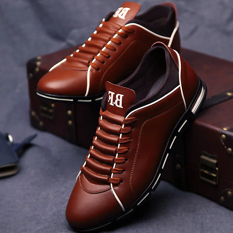 Wedding dress shoes men 2017 new arrival genuine leather solid black/blue/red/brown/yellow autumn shoes big size 45-48