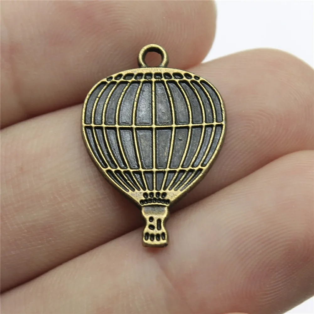 

Jewelry Making Diy Handmade Craft Charms 20pcs/lot Antique Bronze Color 0.9x0.6 inch (24x16mm) Hot Air Balloon Pendant