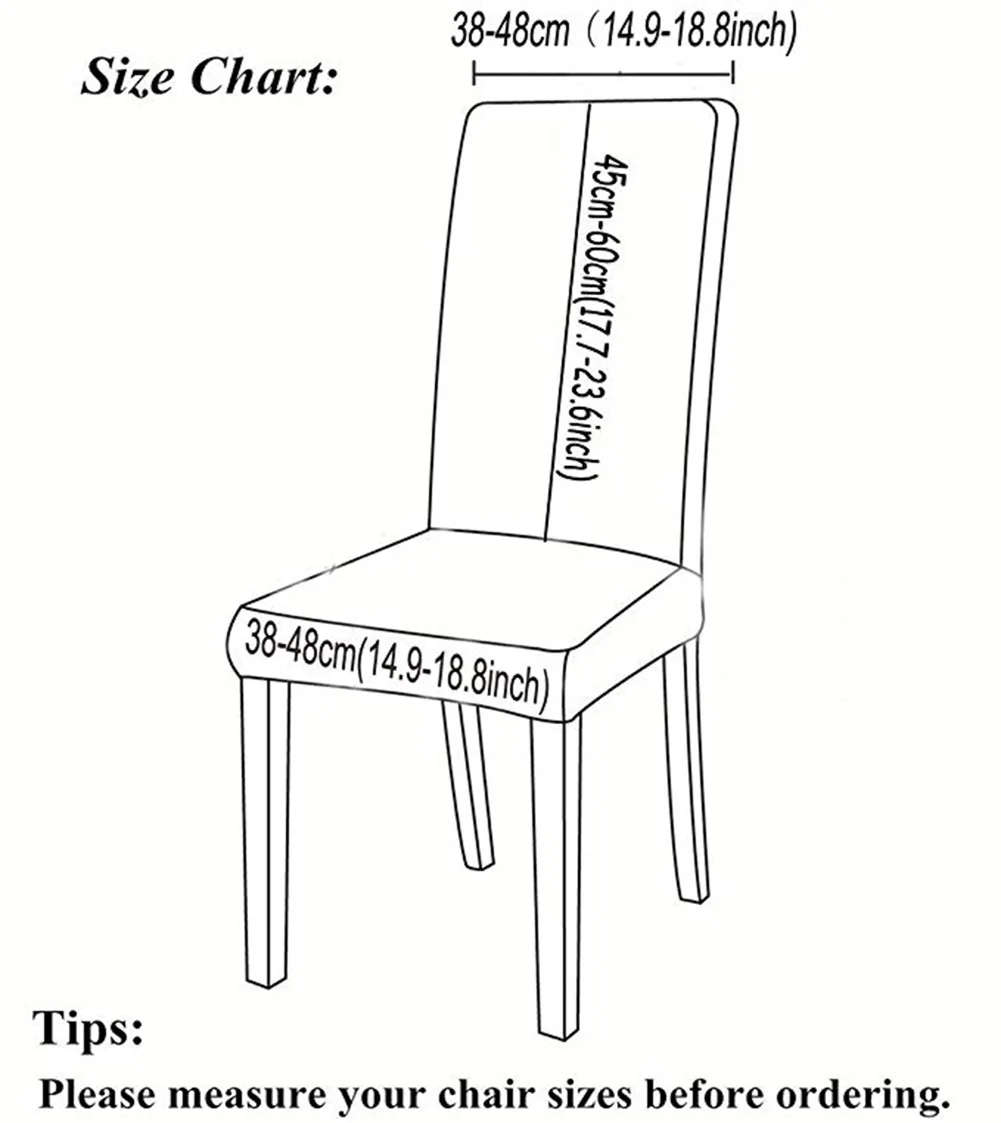 Meijuner чехол для кресла спандекс стрейч чехлы для стульев с печатным рисунком протектор для стула чехол для дома отеля WeddingY384