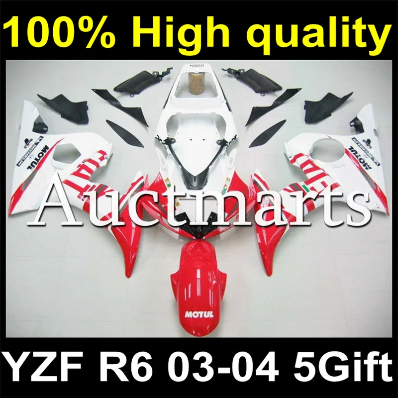 

Complete Plastic Body Fairing Kit Set For YAMAHA YZF600 YZF 600 R6 2003 2004 03 04 Fairing Y03-03041199
