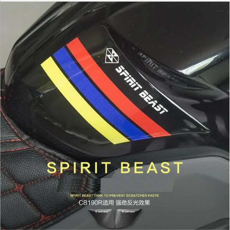 

SPIRIT BEAST Motorcycle Stickers Waterproof Tank Protection Stickers Surface Scratch Electric Car Shell Decoration