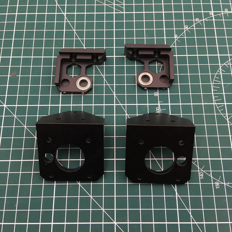 1set Prusa i3 MK3 Black anodized Aluminum Z axis stepper motor bottom