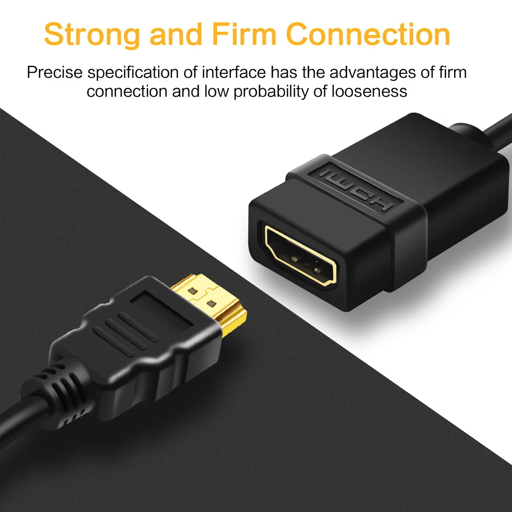 HDMI تمديد الكابلات الذكور إلى الإناث 0.5 m 1 m HDMI 1080 P 1.4 V HDMI موسع كابل محول ل PS3 PS4 PC محمول التلفزيون العارض
