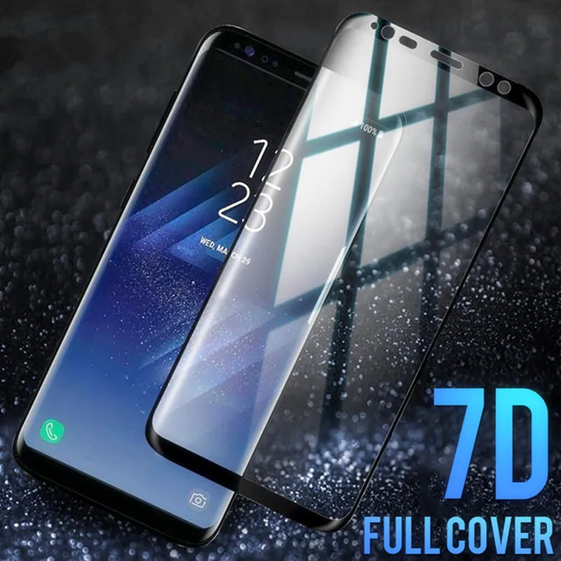 Защитная пленка для экрана samsung S10 S9 S8 Plus полное покрытие защитное закаленное