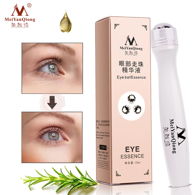 

MeiYanQiong 15ml Eye Cream Ocular Essence Massage Roll-on Anti-Puffiness Remove Wrinkles Dark Circle Activating Anti-Aging TSLM2