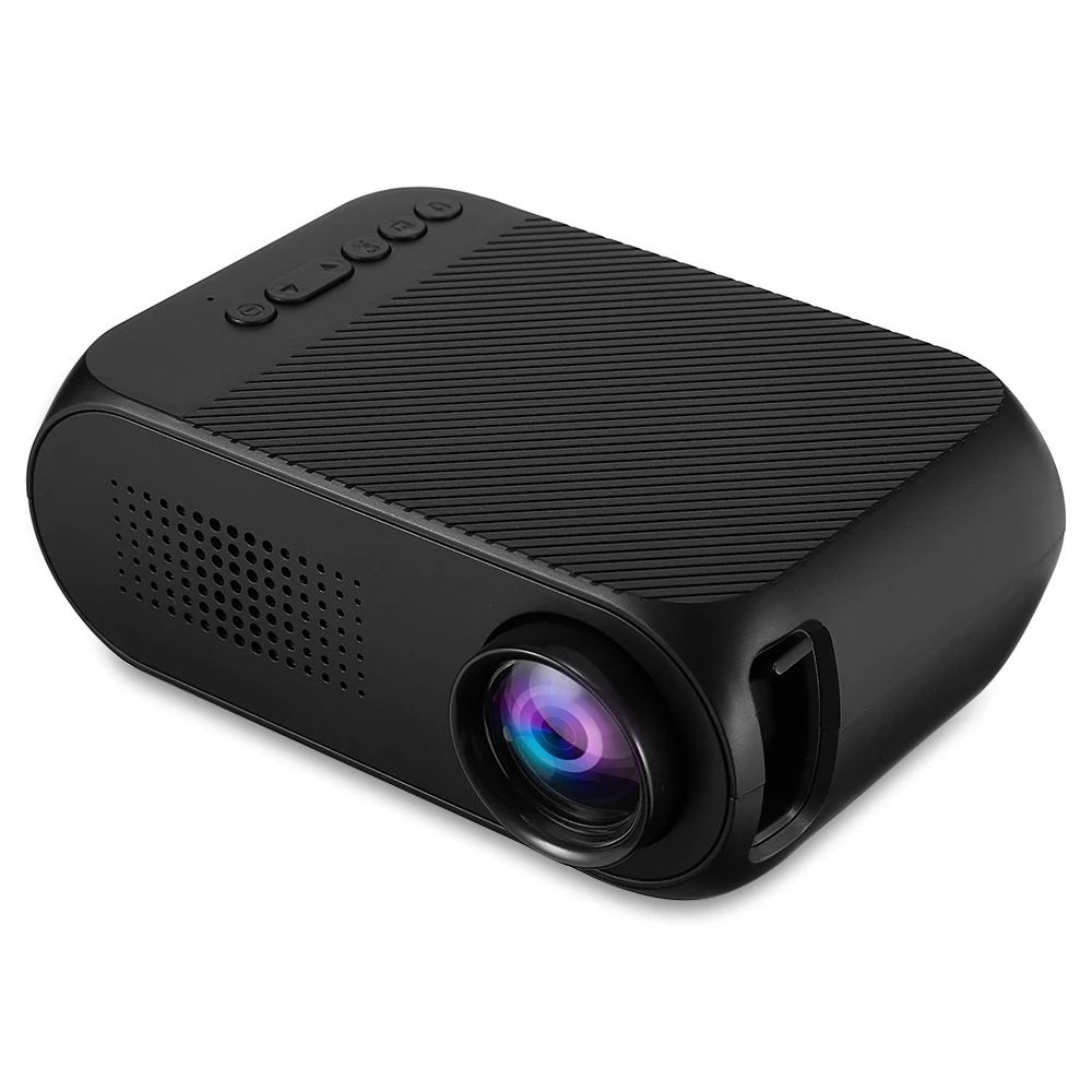 Exquizon YG320 PK YG300 LED LCD Портативный проектор 3 5 мм 320x240 HDMI USB Mini обновленный домашний