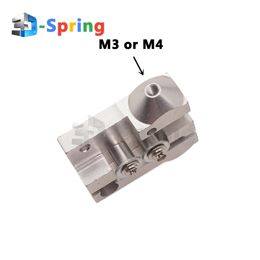 Reprap Kossel Delta M3 M4 снасть слайдер шкив полностью металлический 20*15 мм 20*20 черный
