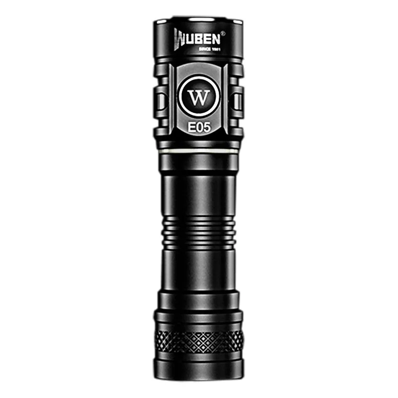 

WUBEN E05 LED Torch Flashlight Glare Outdoor Tactics 900 Lumens Super Bright 14500 IP68 Flashlight Rechargeable Zaklamp 40AP19