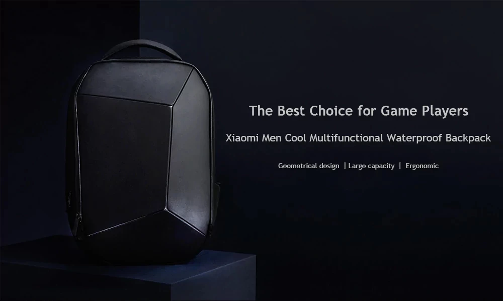 Стильный многофункциональный водонепроницаемый рюкзак Xiaomi для мужчин, прочный и модный дизайн