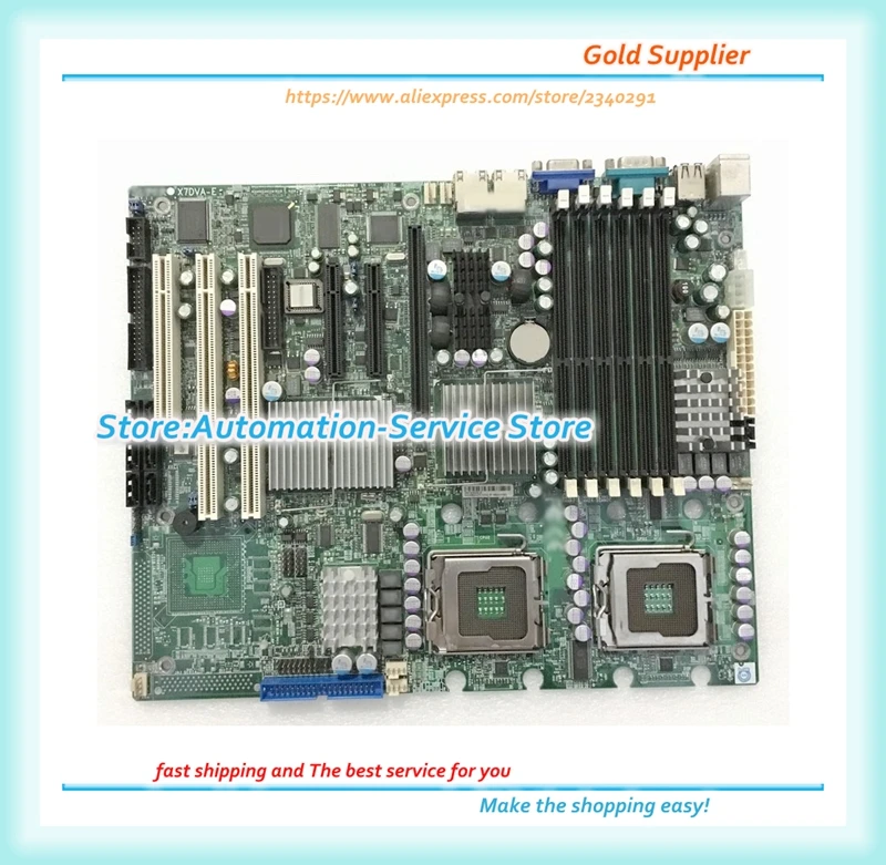

X7DVA-E двойная 771 Серверная рабочая станция поддерживает 54 Dual Gigabit Nics