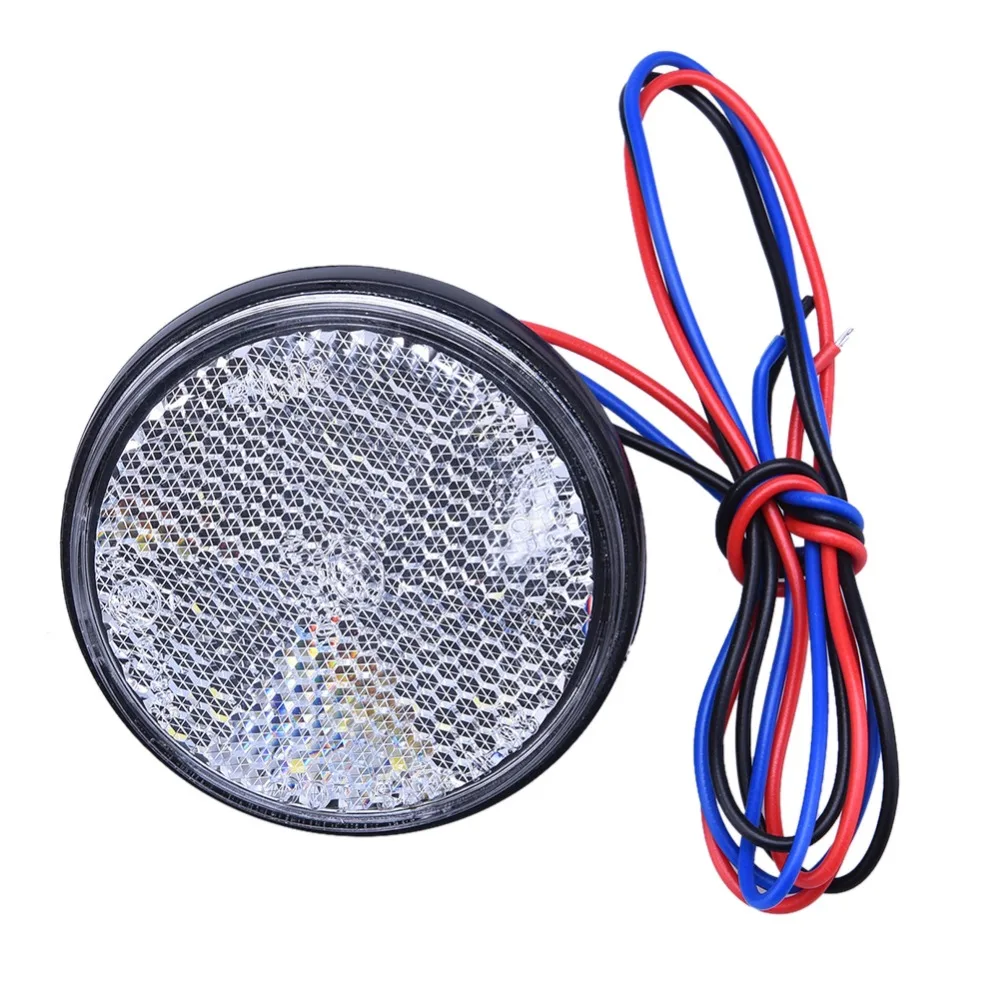 Автомобиль Мотоцикл 24SMD светодиодный задний стоп сигнал поворота Лампа Круглый