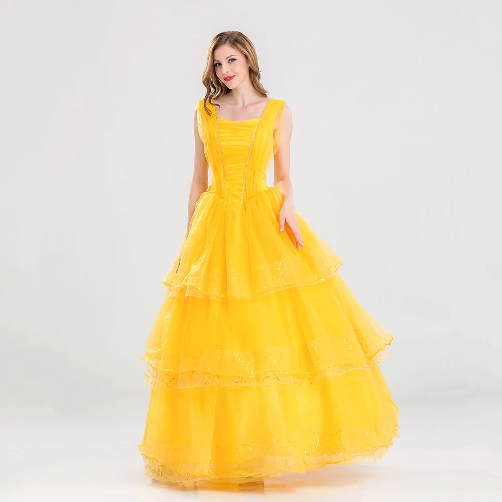 Vashejiang 美容とベル衣装エマ ワトソンベル衣装制服セクシーなハロウィンファンタジアおかしいドレス Belle Cosplay Costume Cosplay Costumehalloween Costume Aliexpress