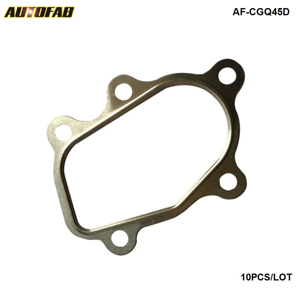 AUTOFAB - 10PCS/LOT T25 GT25 Turbo Charger Turbocharger 5 Bolts Exhaust Manifold Gasket AF-CGQ45D