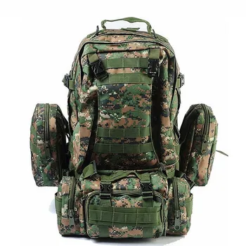 

High Quality 50L Large Capacity Bagpack Molle Military Backpack Multifunctional Waterproof Men Backpack Rucksack Bag For Travel