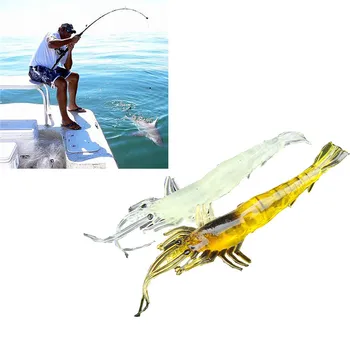 

2018 5pcs Shrimp Soft Prawn Lure Hook Tackle Bait Saltwater Bass Fishing Lures Safety & Survival Z913