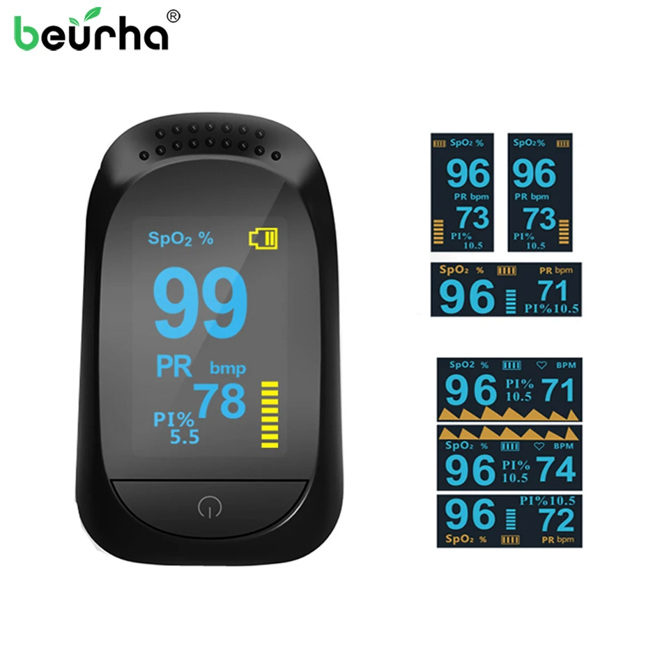 

Health Care Fingertip Pulse Oximeter SPO2 PR PI ODI4 Sleep Monitoring Heart Rate Monitor Blood Oxygen/Pressure Diagnostic-Tool