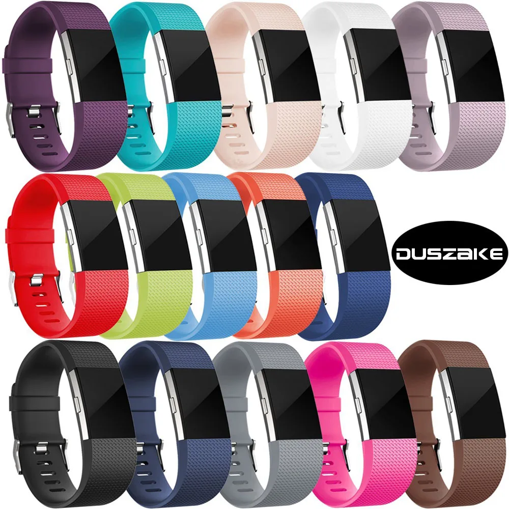 DUSZAKE аксессуары сменный Браслет для Fitbit Charge 2 ремешок браслета на замену зарядки