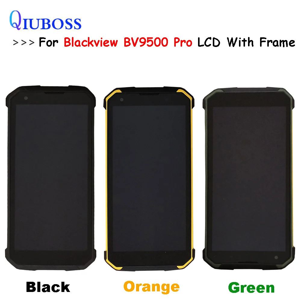 

Black/Orange/Green For Blackview BV9500 Pro LCD Display and Touch Screen Assembly Repair Parts With Tools For Blackview BV9500
